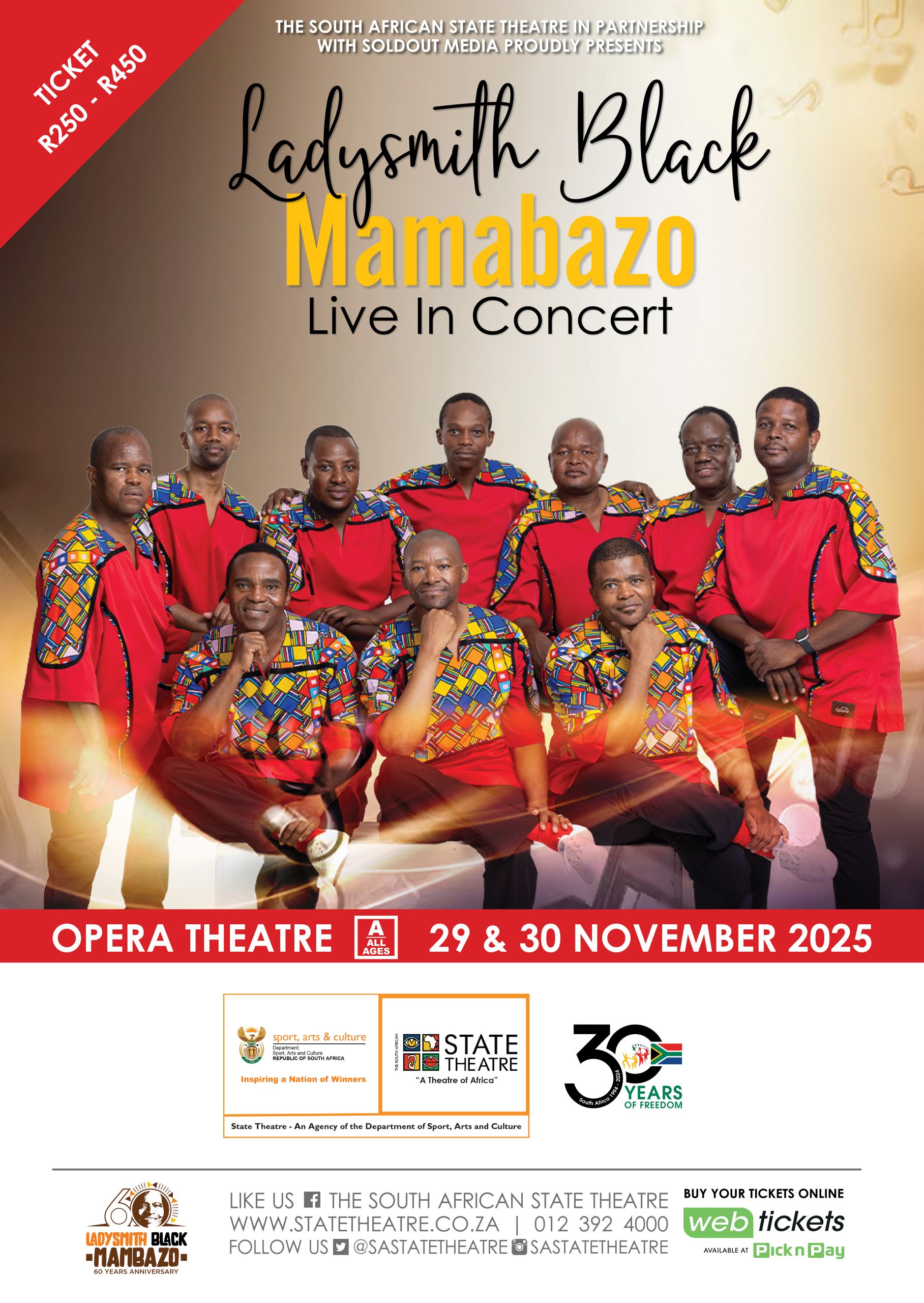 Ladysmith Black Mambazo Poster